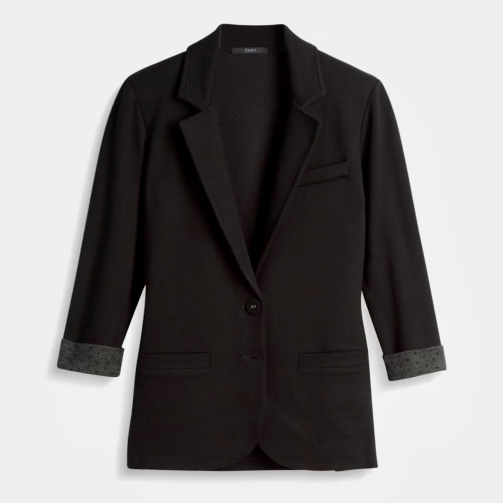 Tart black knit blazer size M